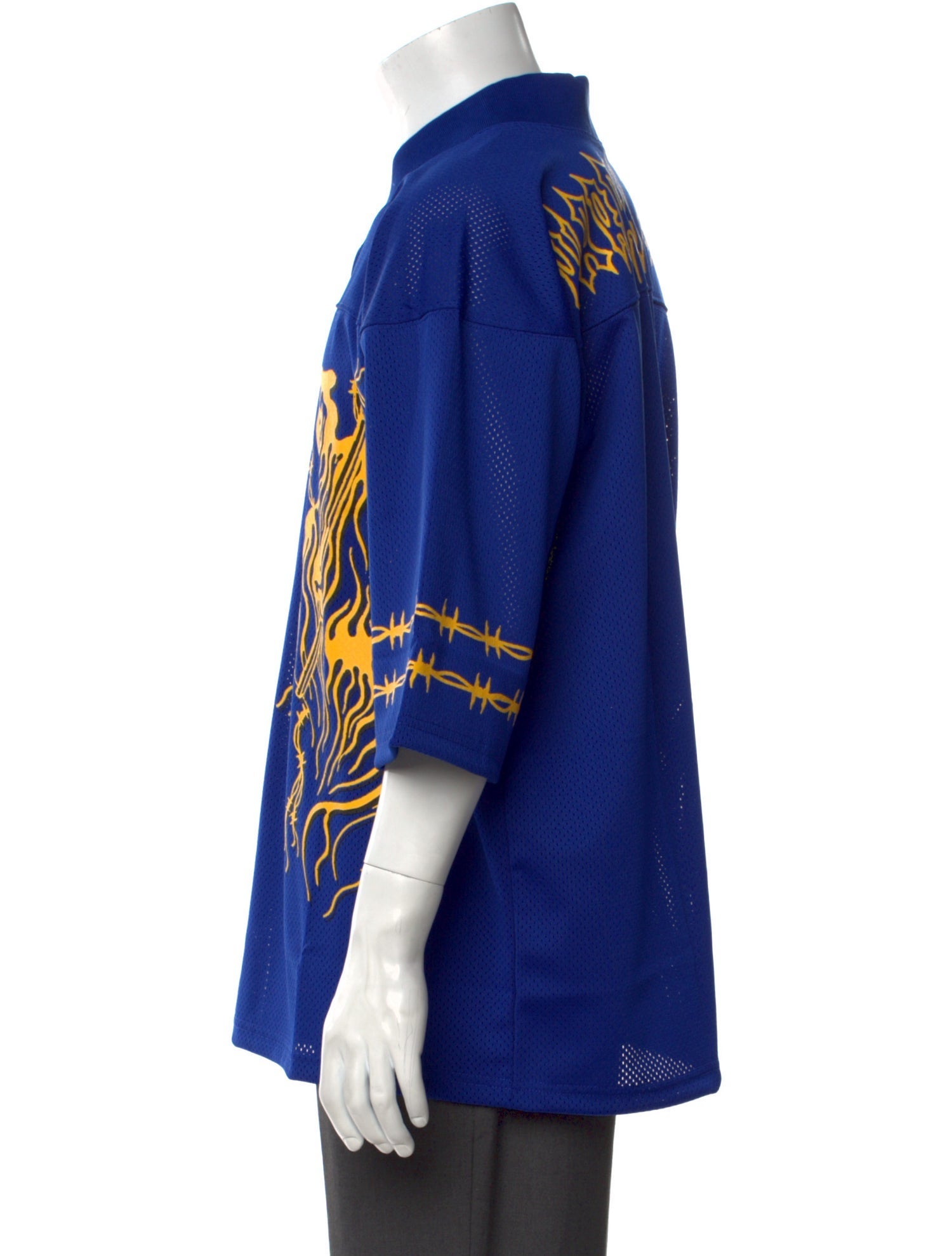 Warren Lotas Printed V-Neck T-Shirt