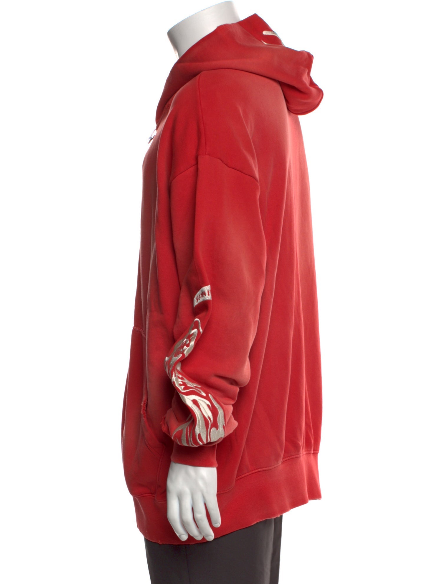 Warren Lotas Graphic Print V-Neck Hoodie w/ Tags