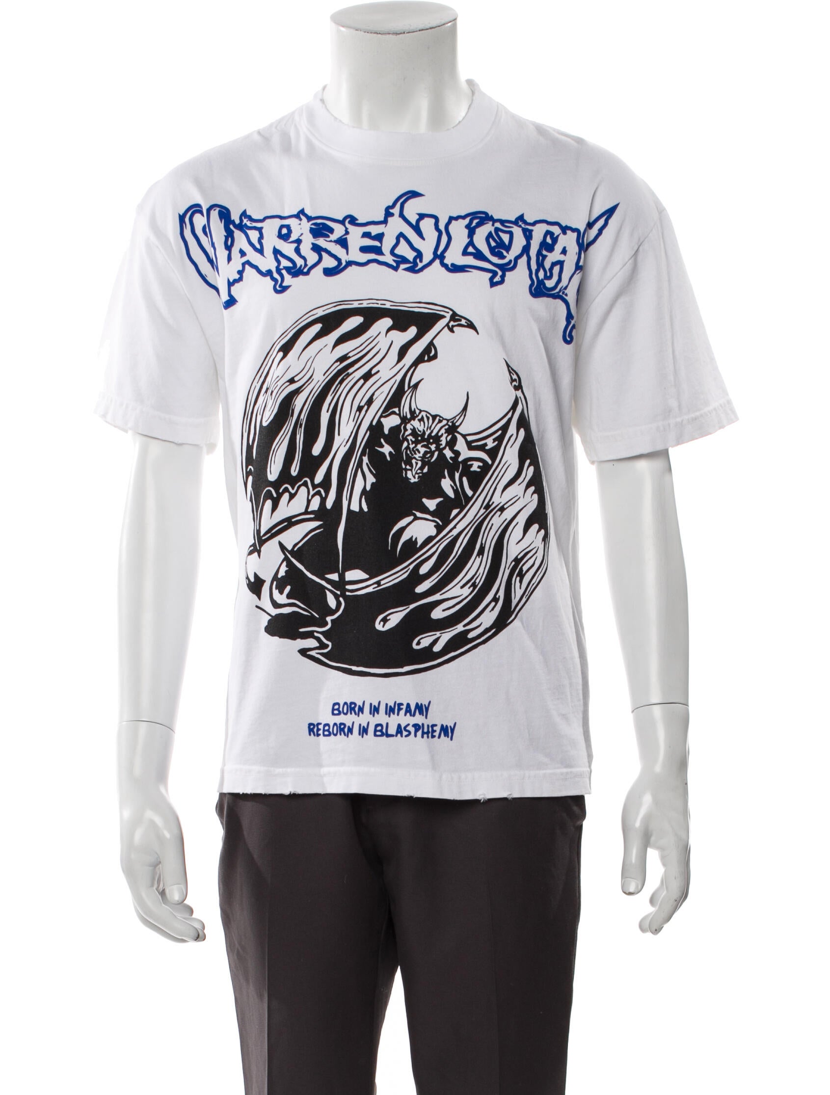 Warren Lotas Graphic Print Crew Neck T-Shirt