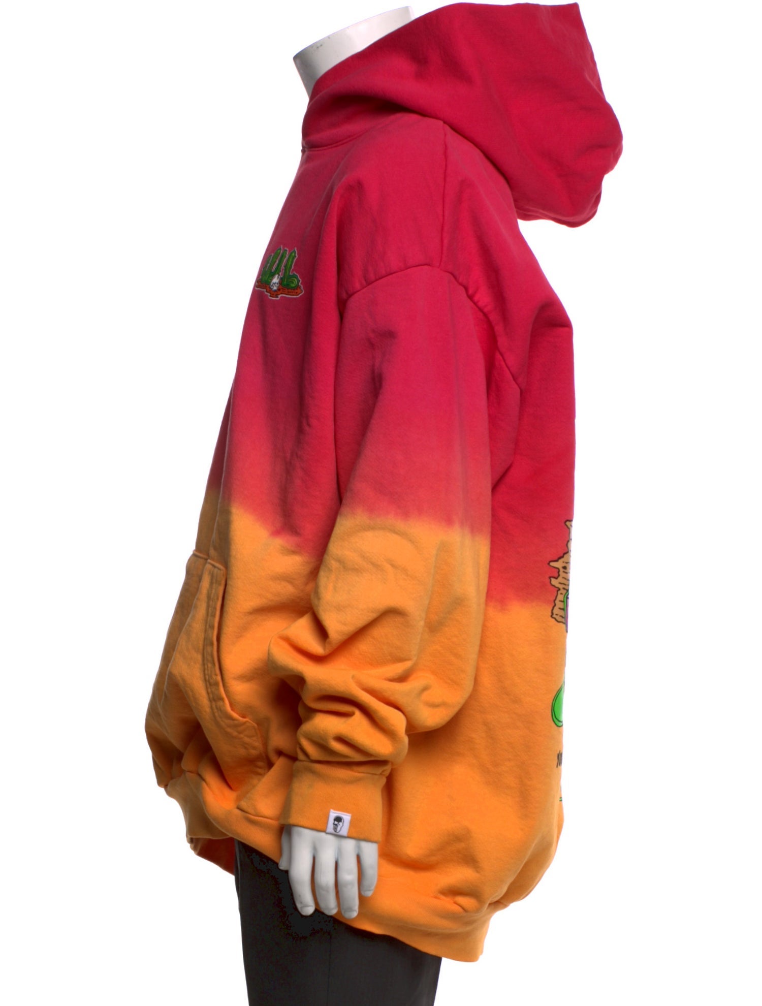 Warren Lotas Graphic Print Crew Neck Hoodie