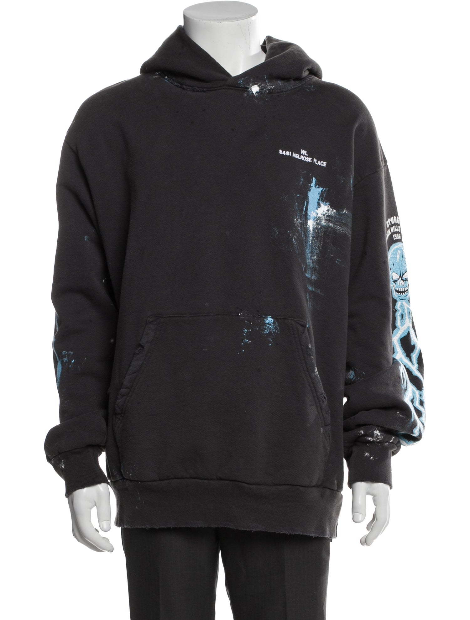 Warren Lotas Graphic Print Crew Neck Hoodie