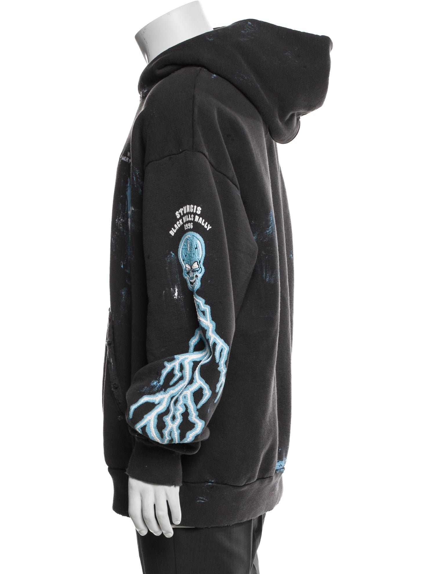 Warren Lotas Graphic Print Crew Neck Hoodie