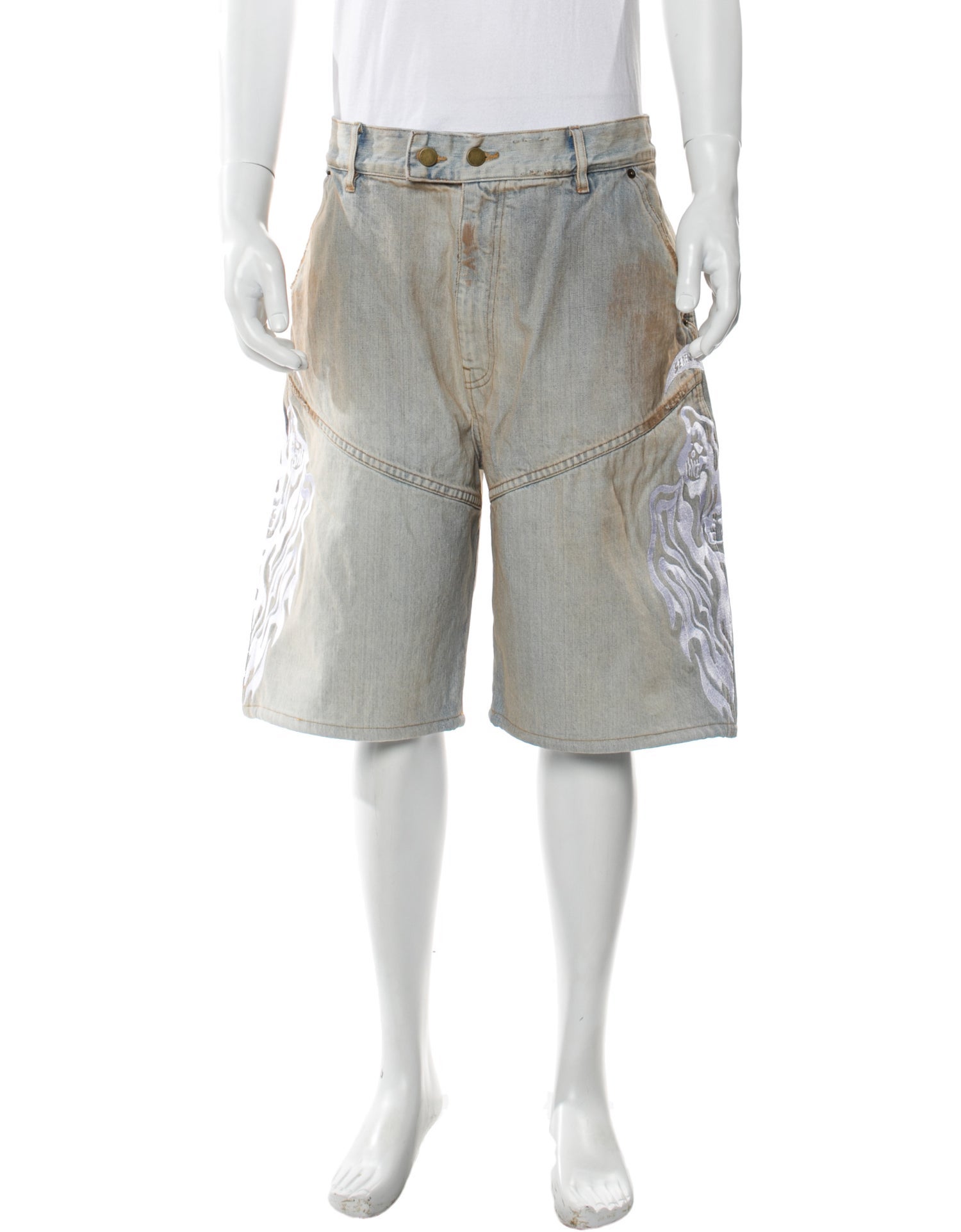 Warren Lotas Denim Shorts