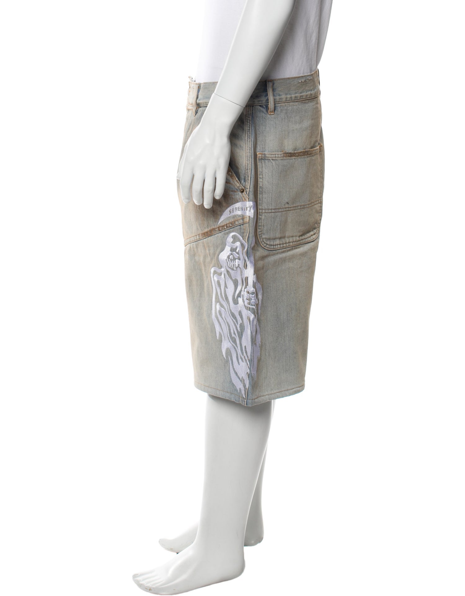 Warren Lotas Denim Shorts