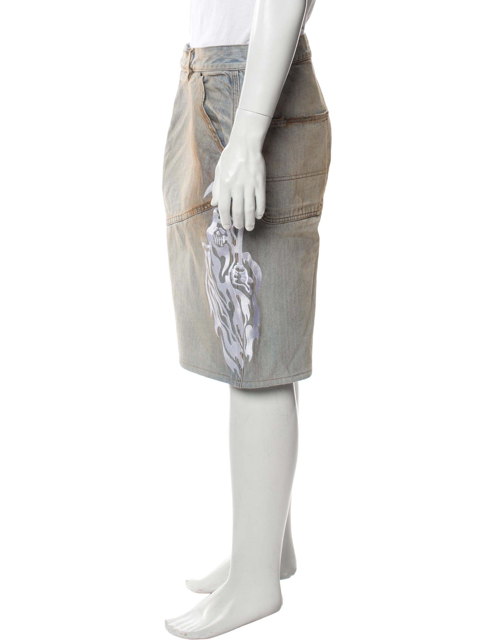 Warren Lotas Denim Shorts