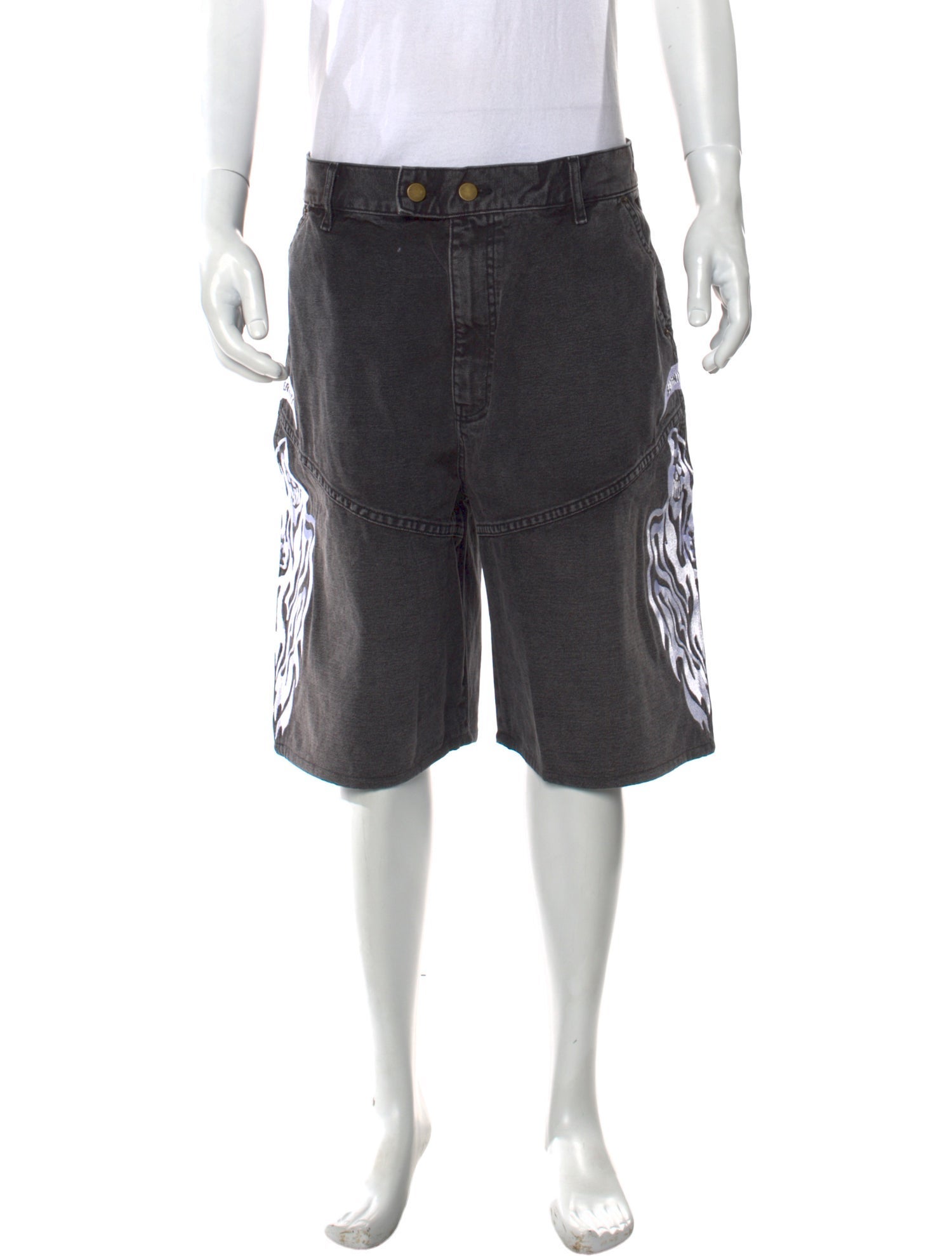 Warren Lotas Graphic Print Jogger Shorts