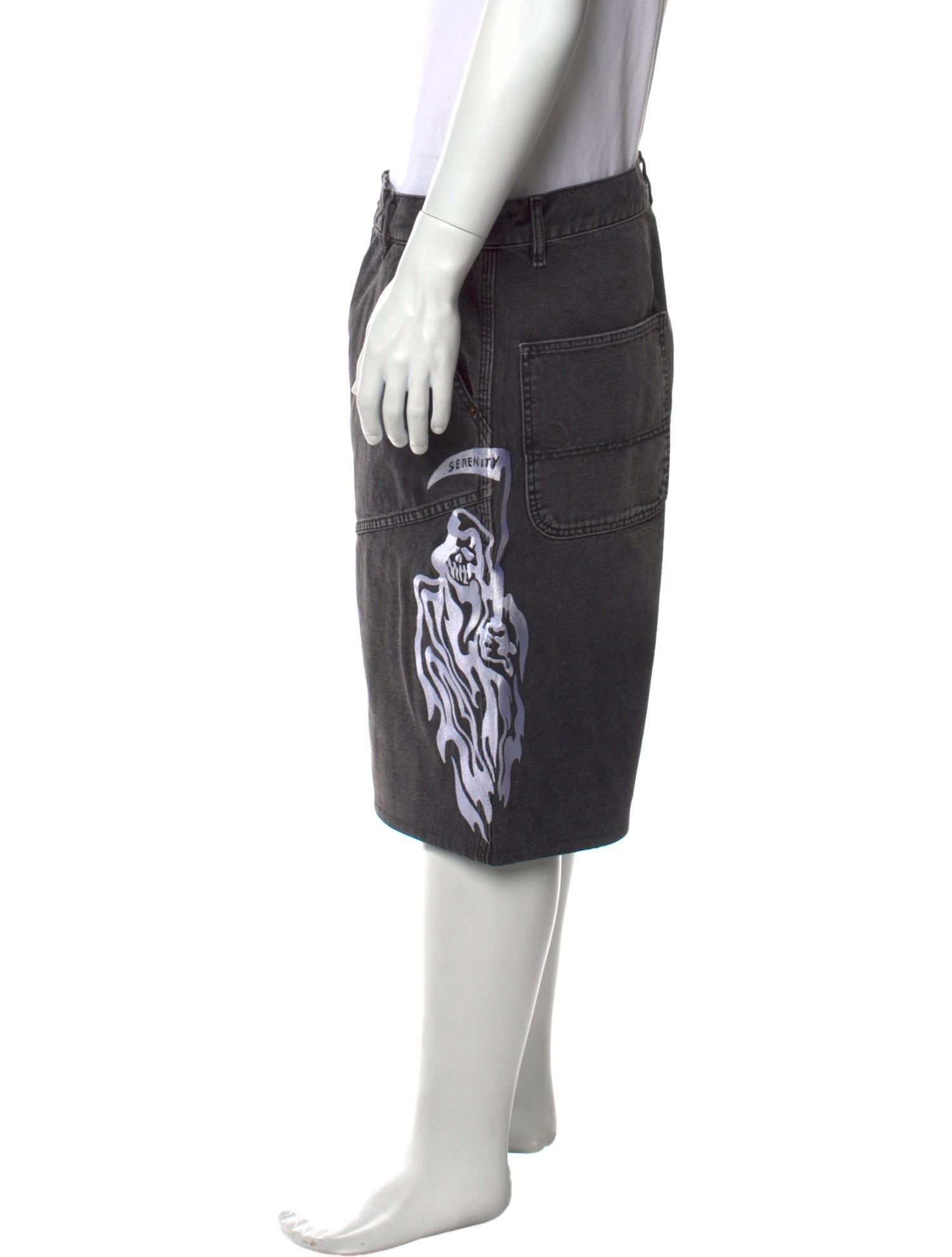 Warren Lotas Graphic Print Jogger Shorts
