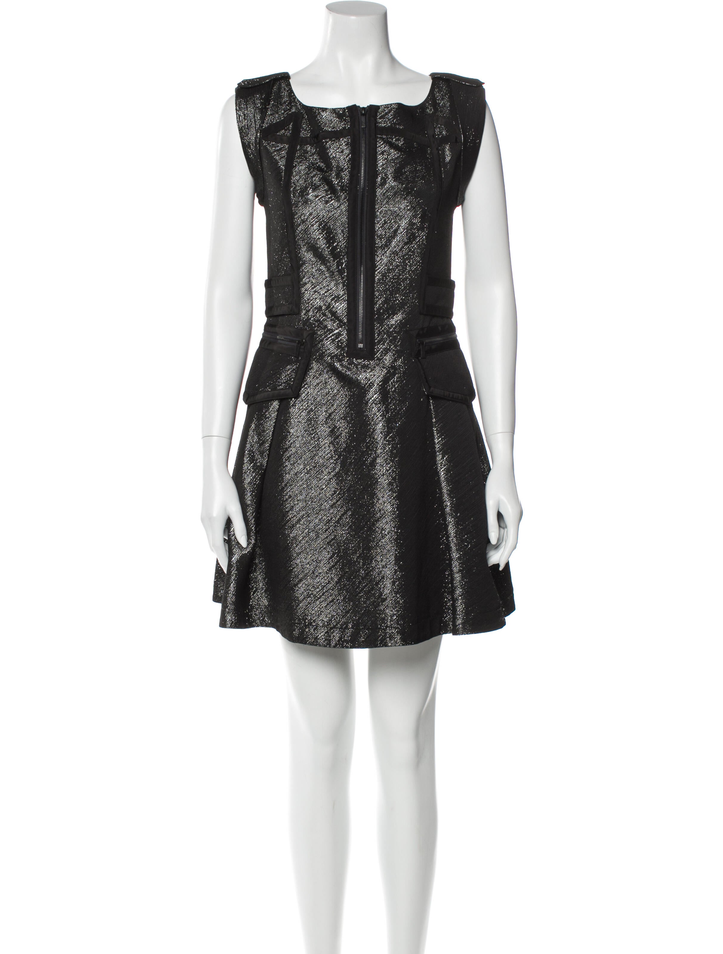 Z Spoke by Zac Posen Square Neckline Mini Dress Clothing WZS21913