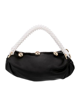 0711 Satin Top Handle Bag