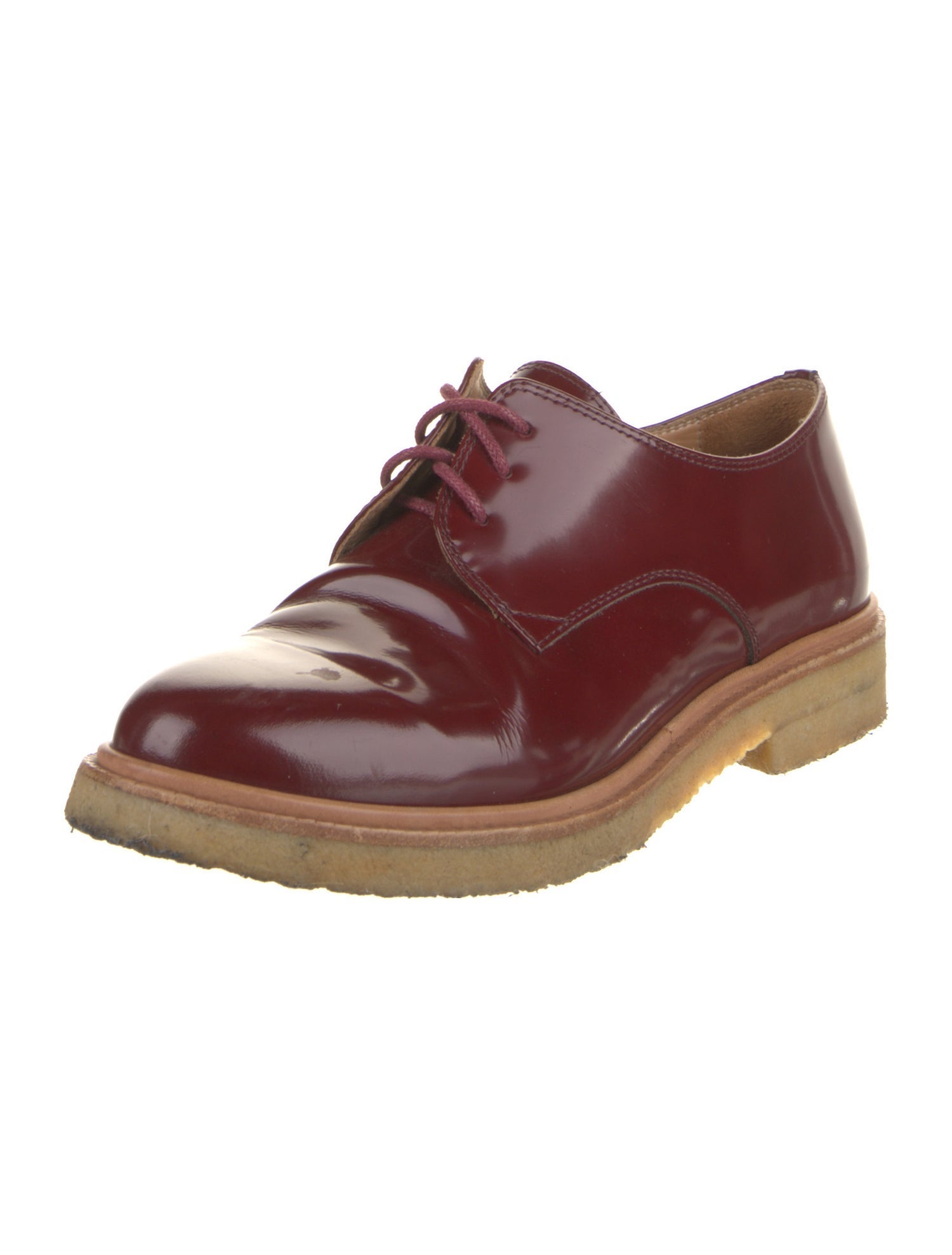 Zespà Patent Leather Derby Shoes