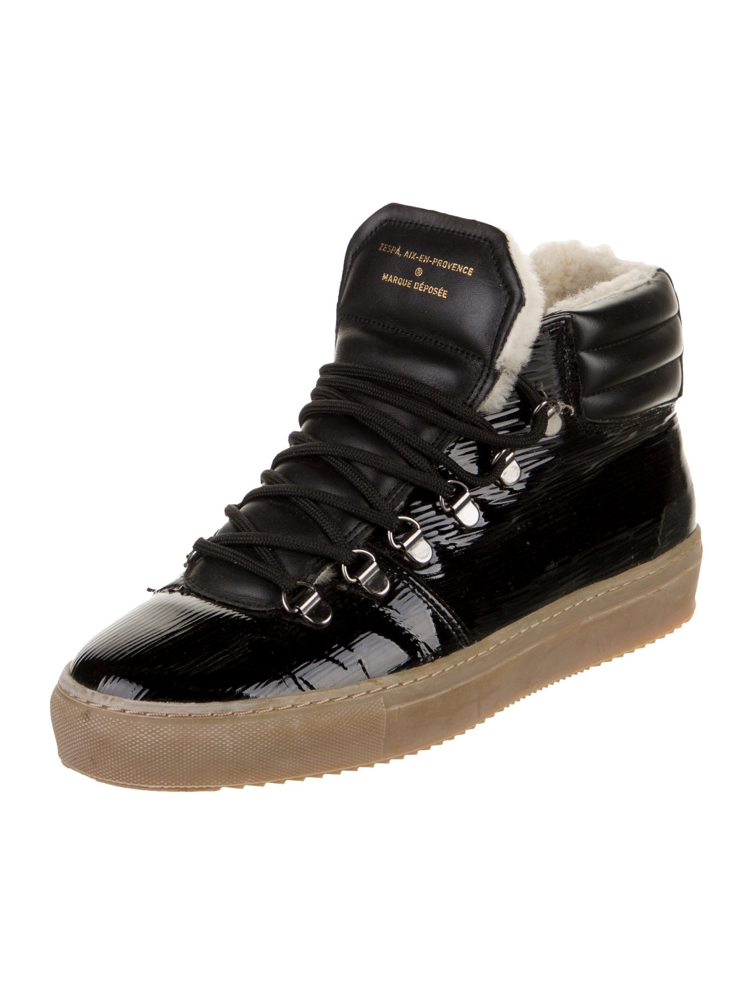 Zespà Patent Leather Sneakers