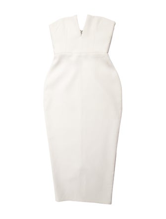 Alex Perry Strapless Knee-Length Dress