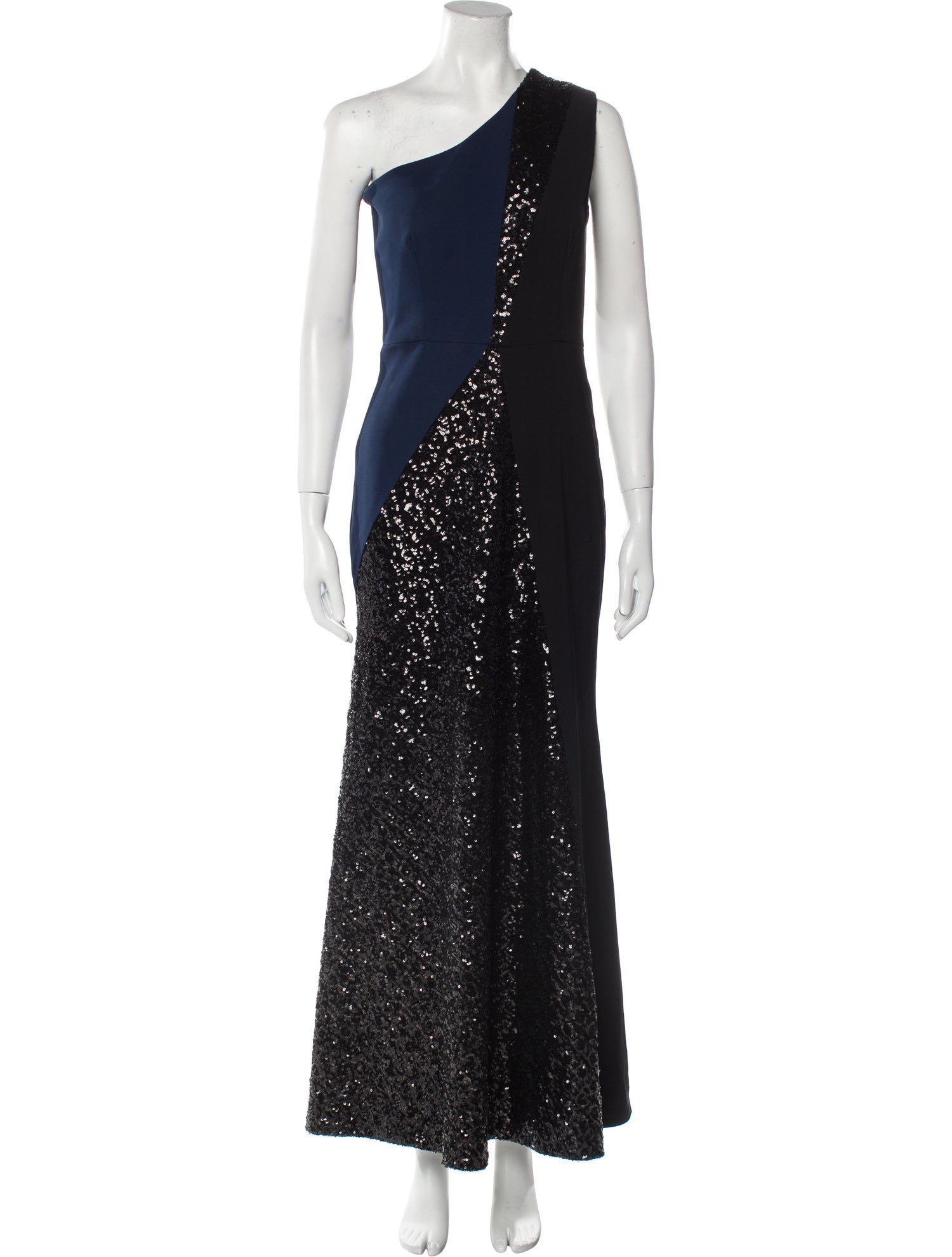 Alex Perry One-Shoulder Long Dress