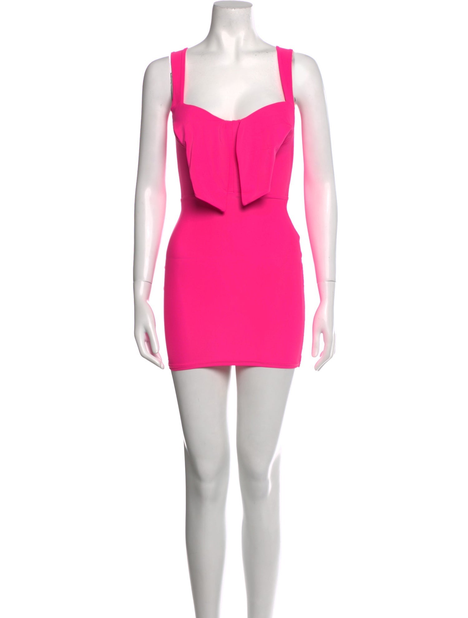 Alex Perry Square Neckline Mini Dress