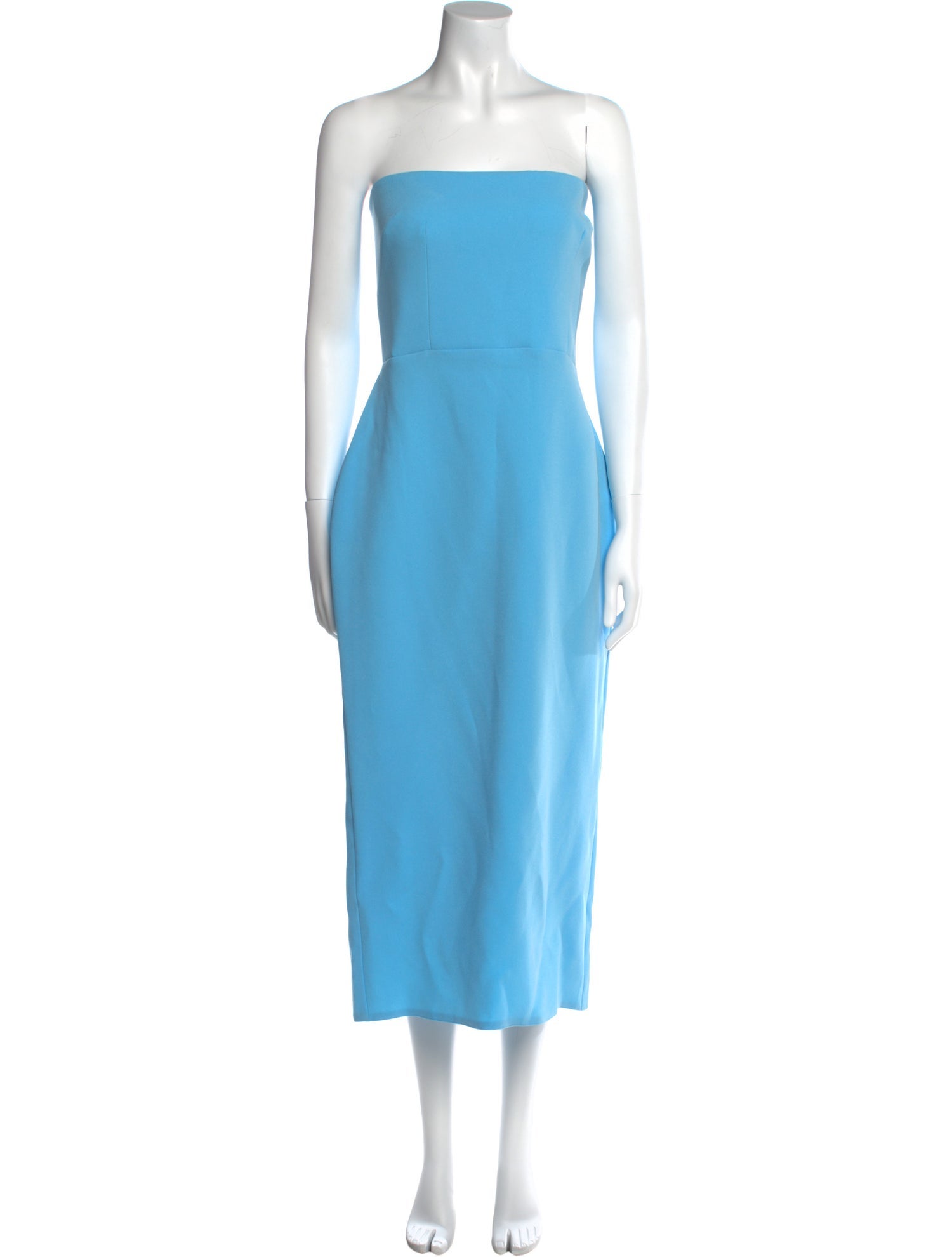 Alex Perry Square Neckline Midi Length Dress