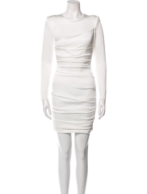 Alex Perry Bateau Neckline Mini Dress