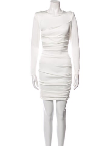 Alex Perry Dresses Bateau Neckline Mini Dress Us0, UK4 | XS