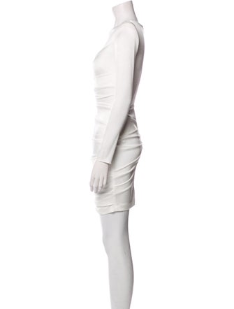 Alex Perry Bateau Neckline Mini Dress