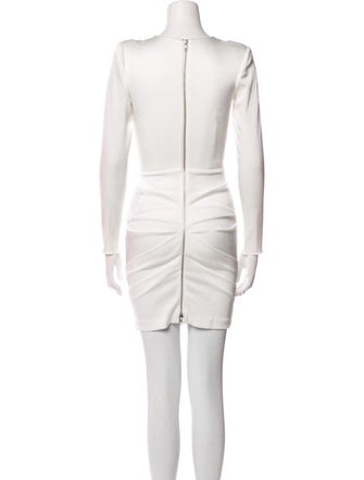 Alex Perry Bateau Neckline Mini Dress