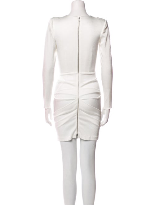 Alex Perry Bateau Neckline Mini Dress