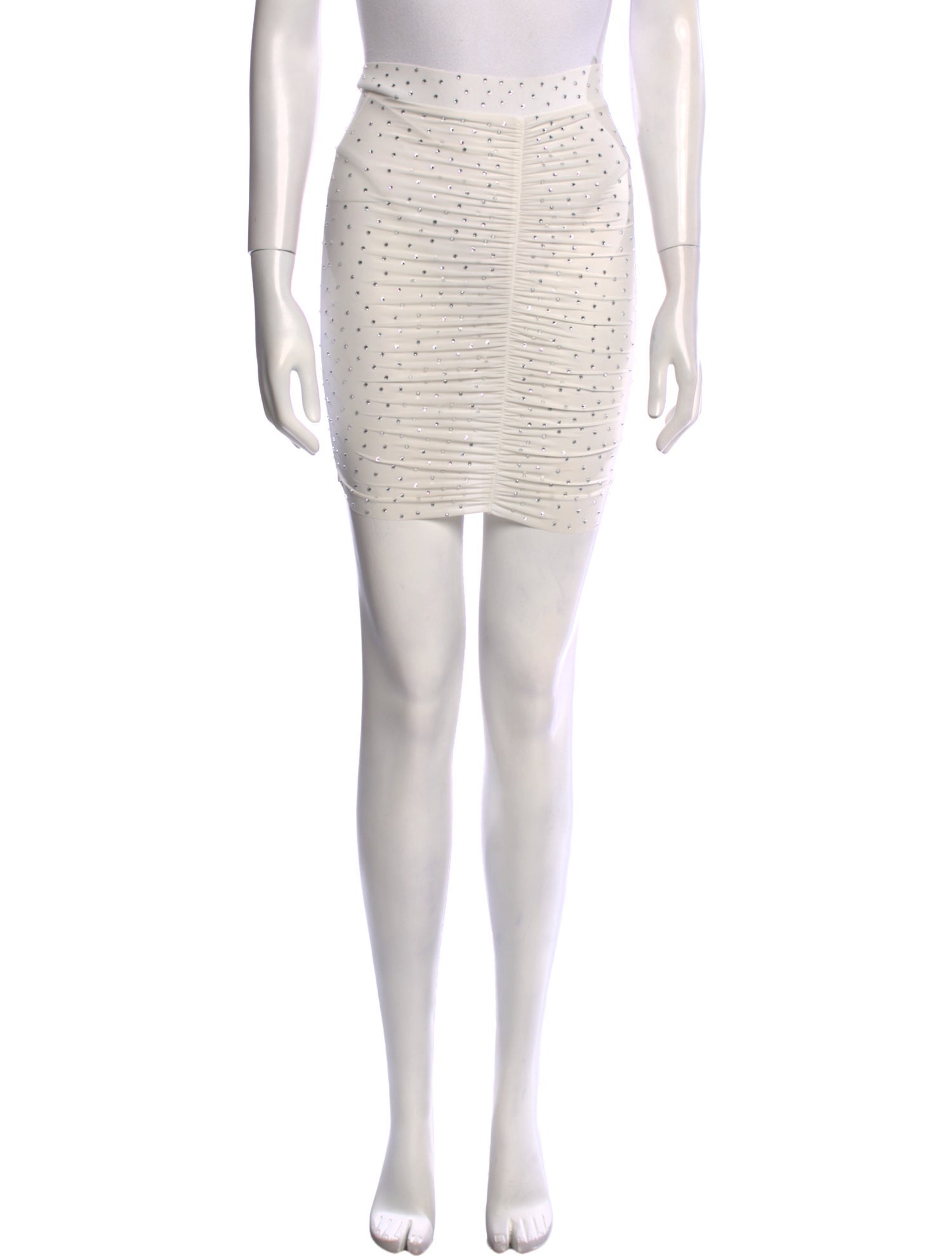 Alex Perry Striped Mini Skirt