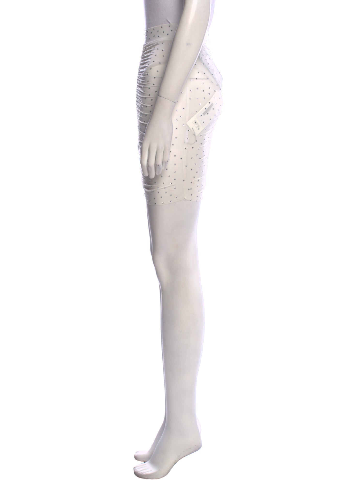 Alex Perry Striped Mini Skirt