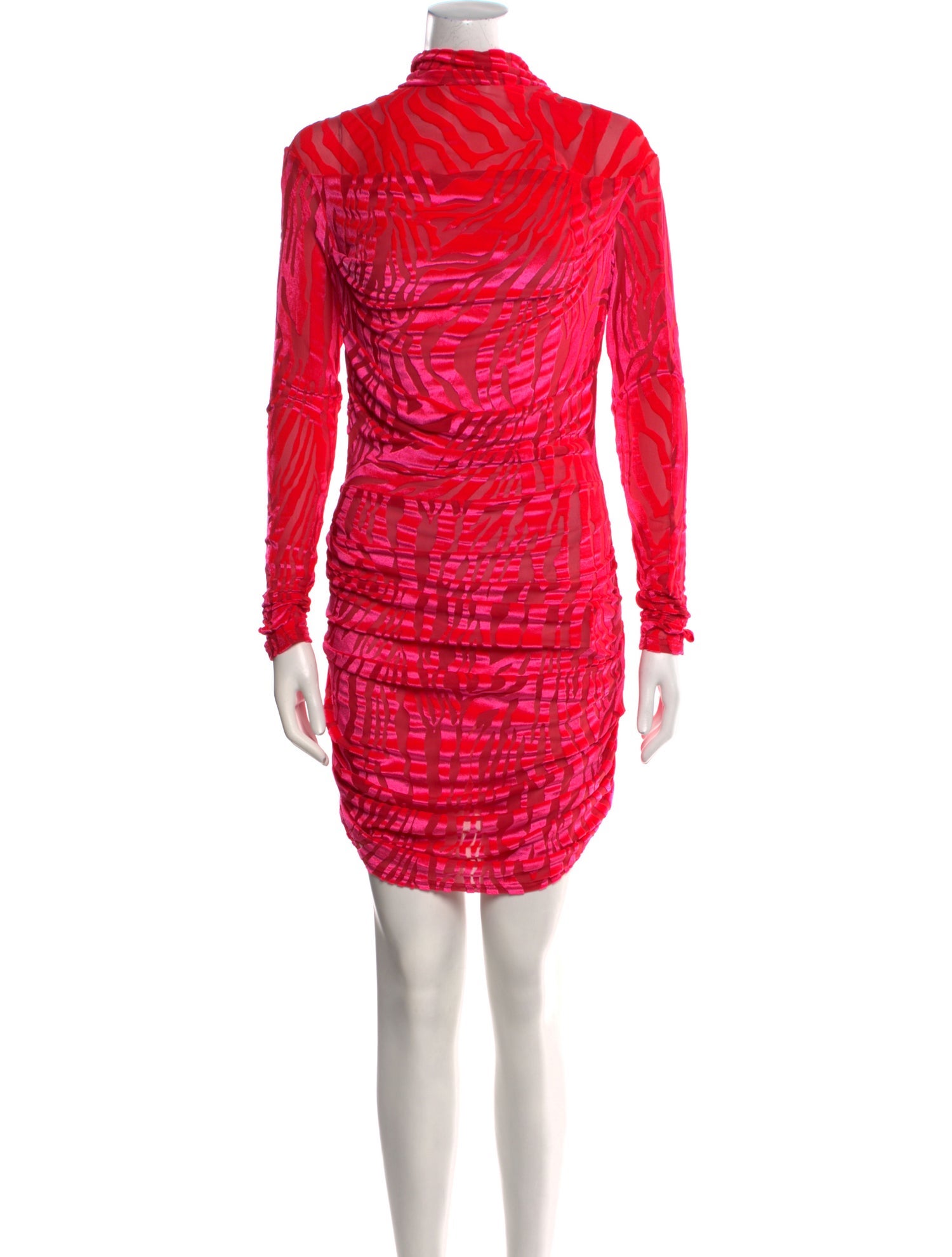 Alex Perry Mock Neck Mini Dress