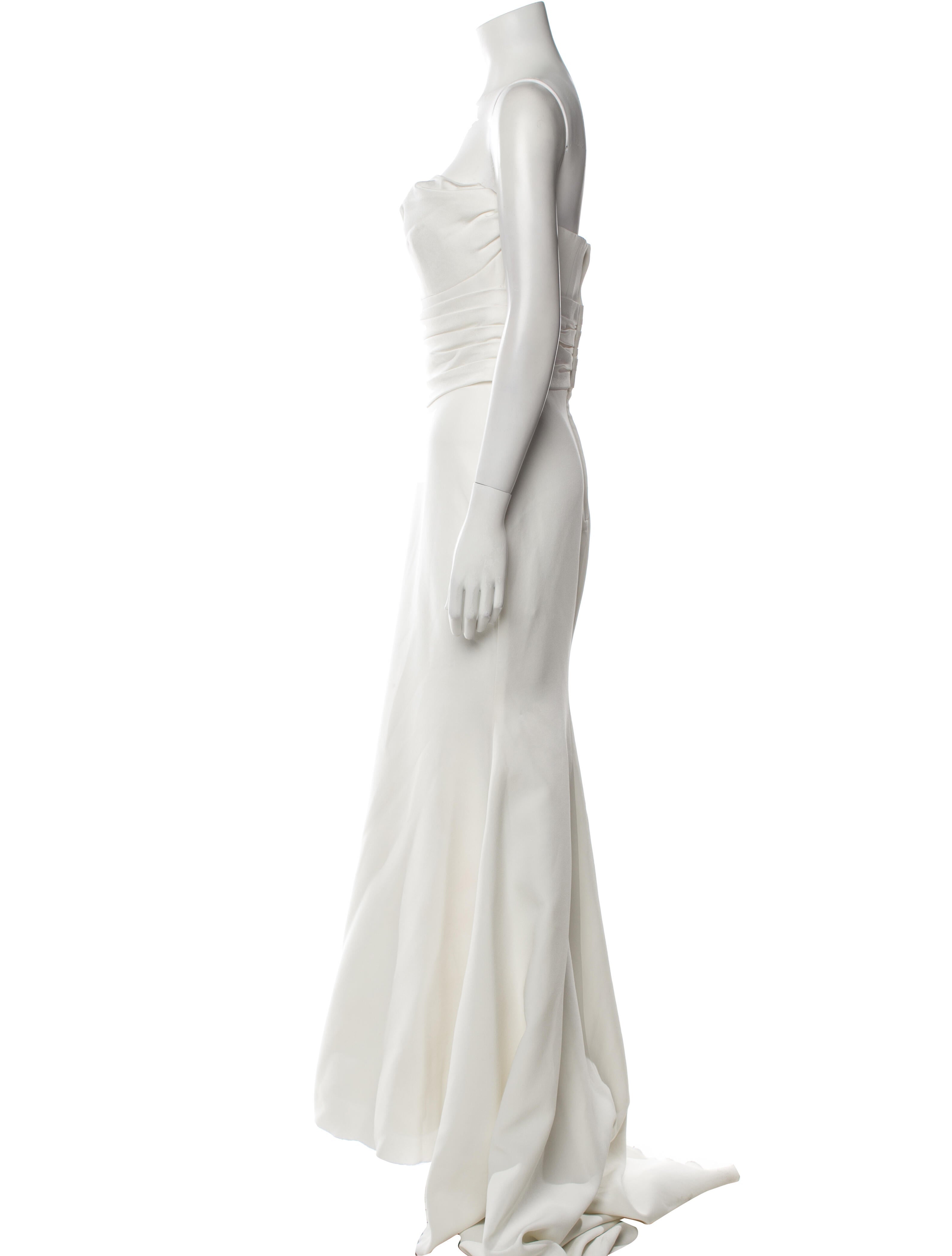 Alex Perry Strapless Long Dress