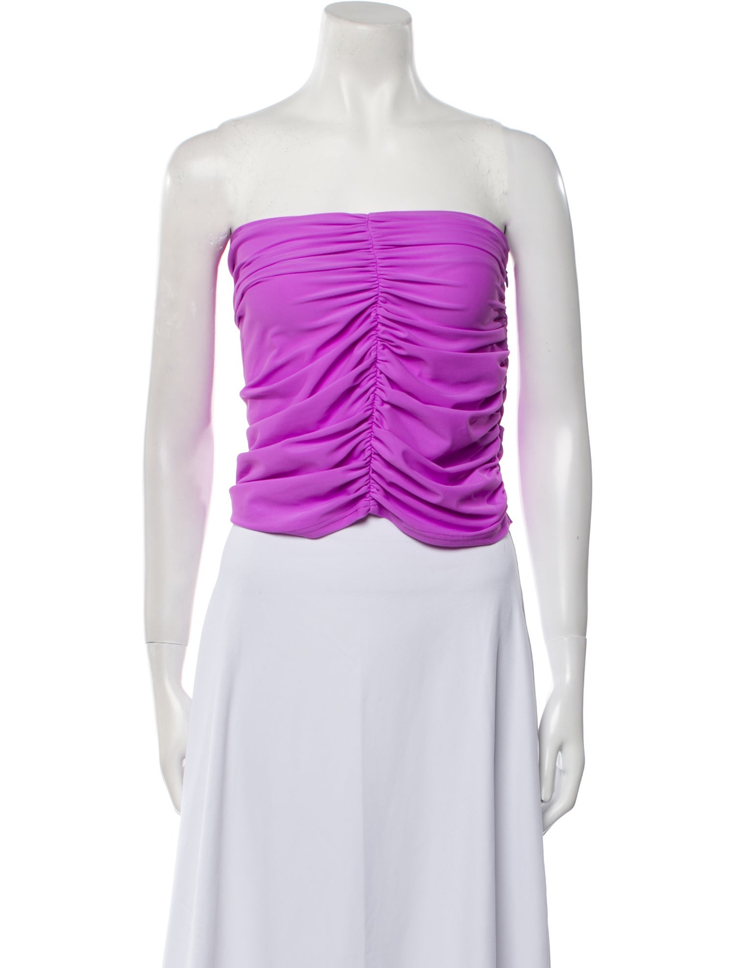 Alex Perry Strapless Crop Top