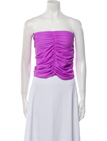 Alex Perry Tops Strapless Crop Top XS