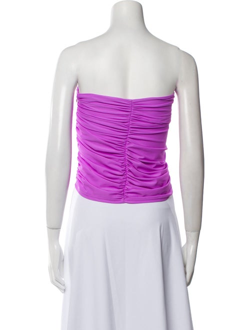 Alex Perry Strapless Crop Top