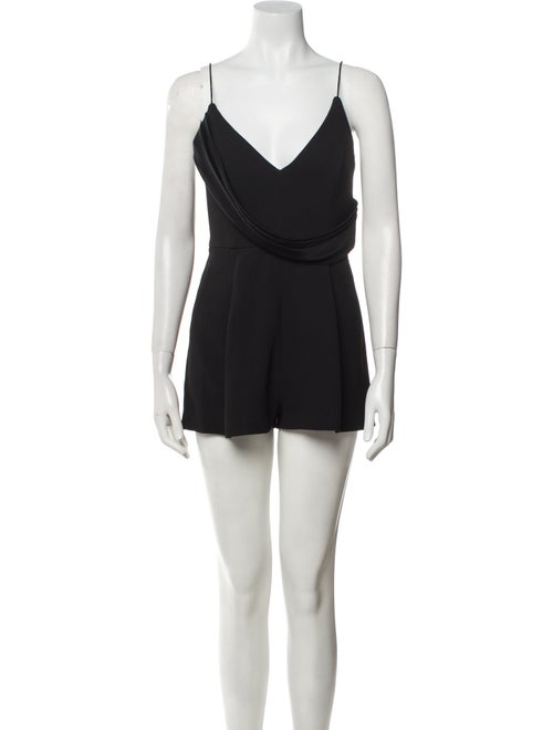 Alex Perry Plunge Neckline Romper