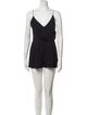 Alex Perry Plunge Neckline Romper