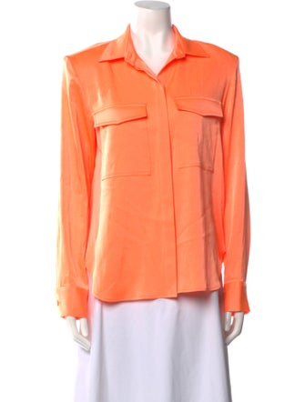 Alex Perry Long Sleeve Button-Up Top