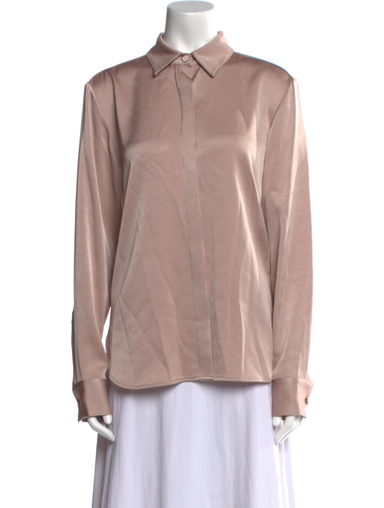 Alex Perry Long Sleeve Button-Up Top