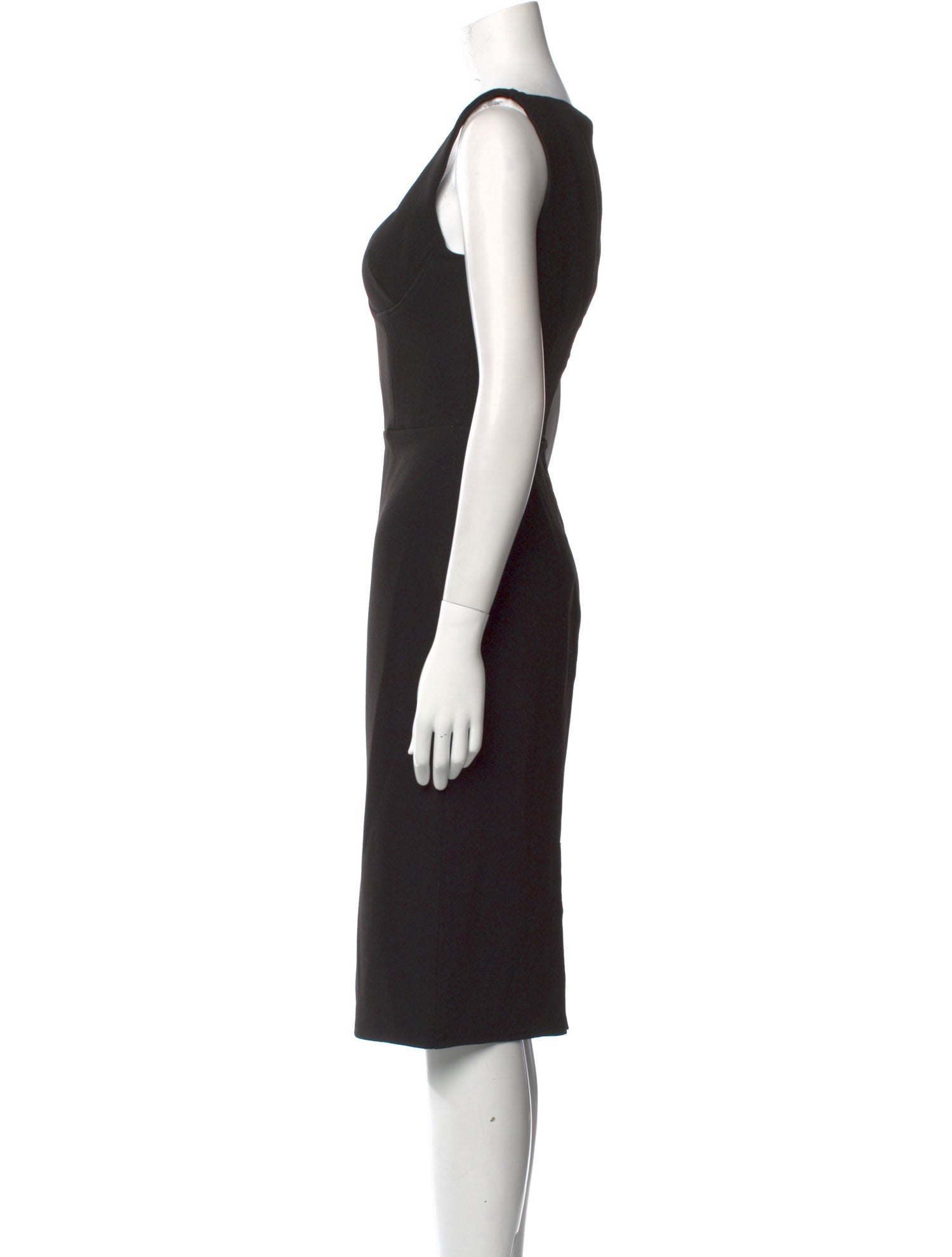 Alex Perry Square Neckline Midi Length Dress w/ Tags