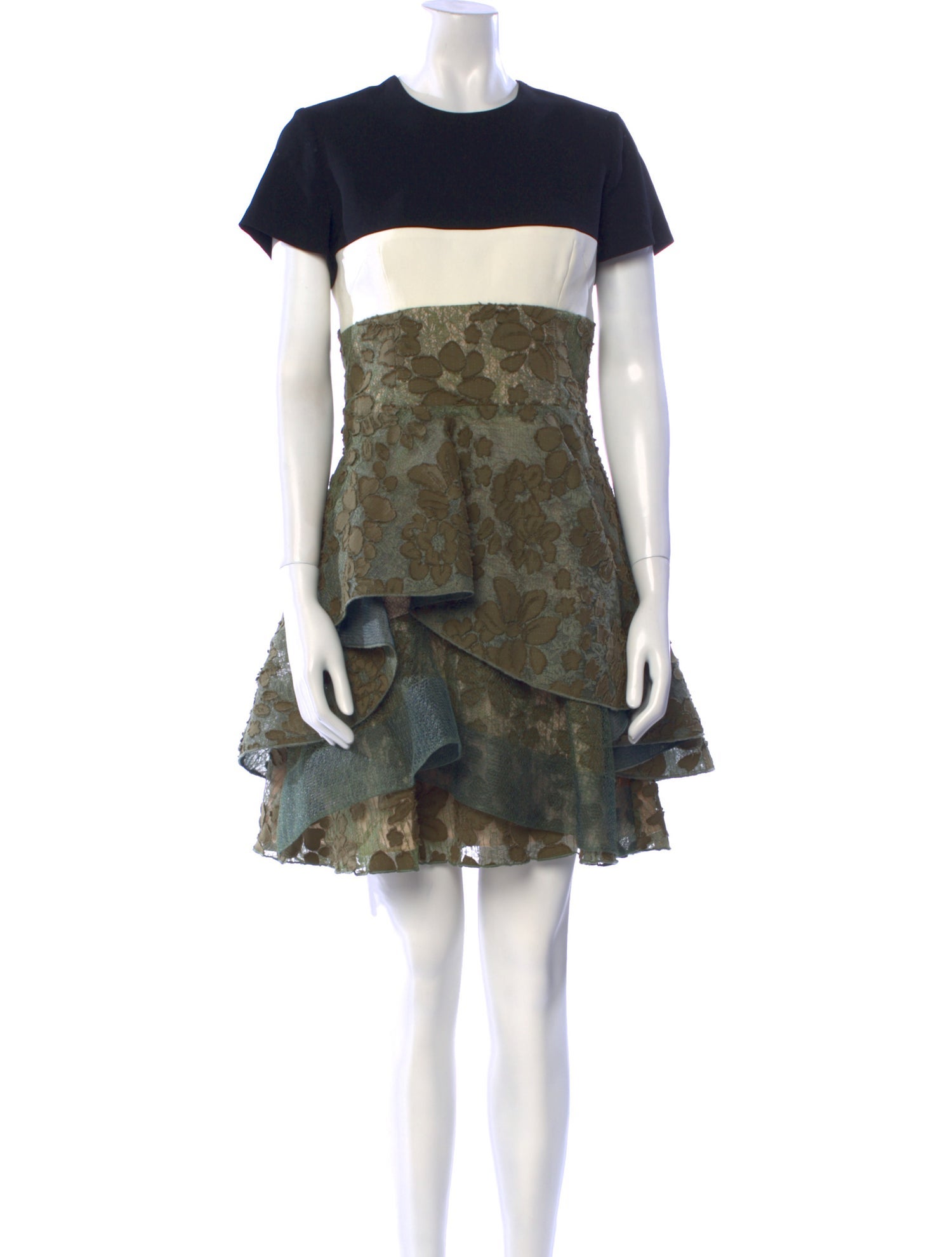 Alex Perry Floral Print Mini Dress