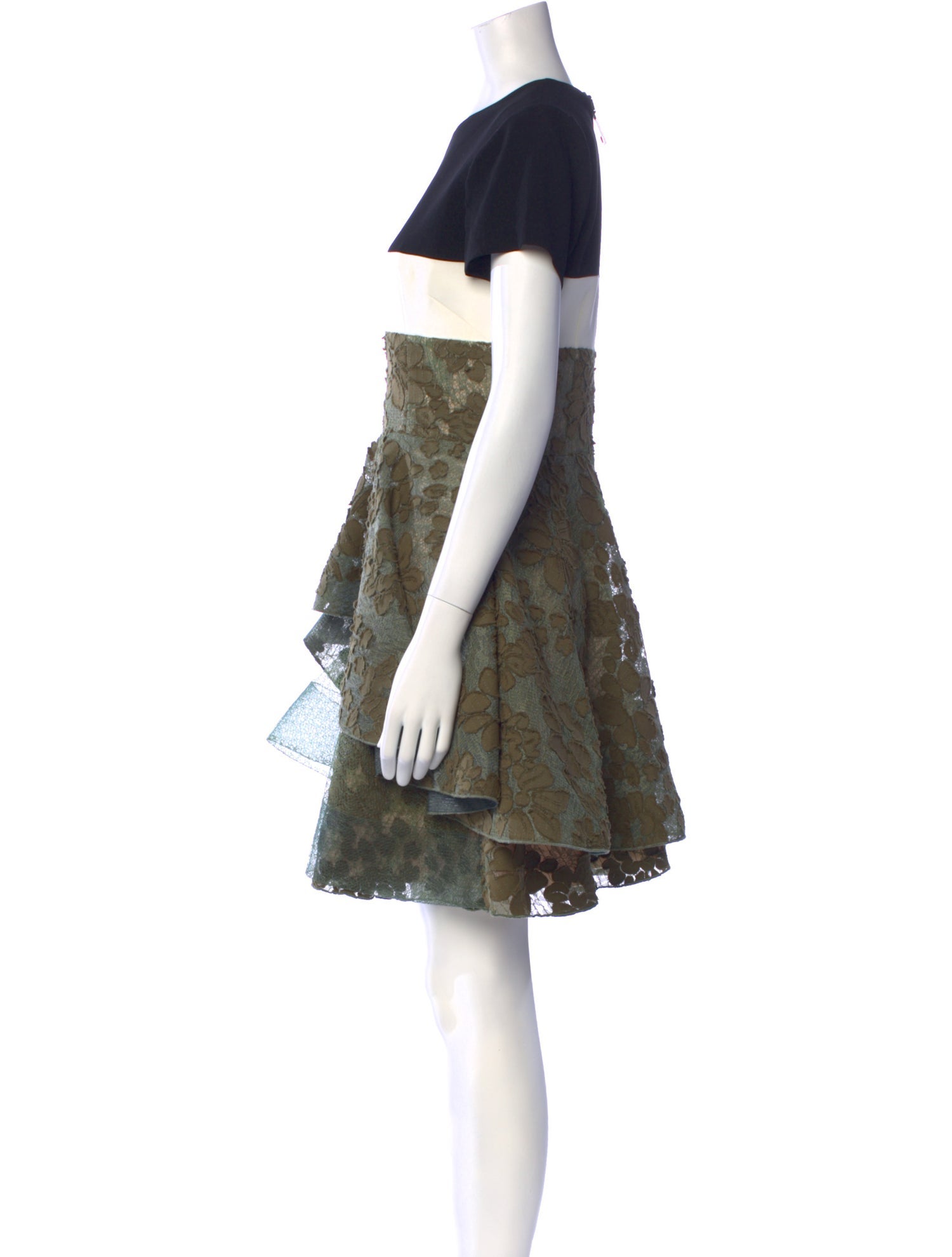 Alex Perry Floral Print Mini Dress