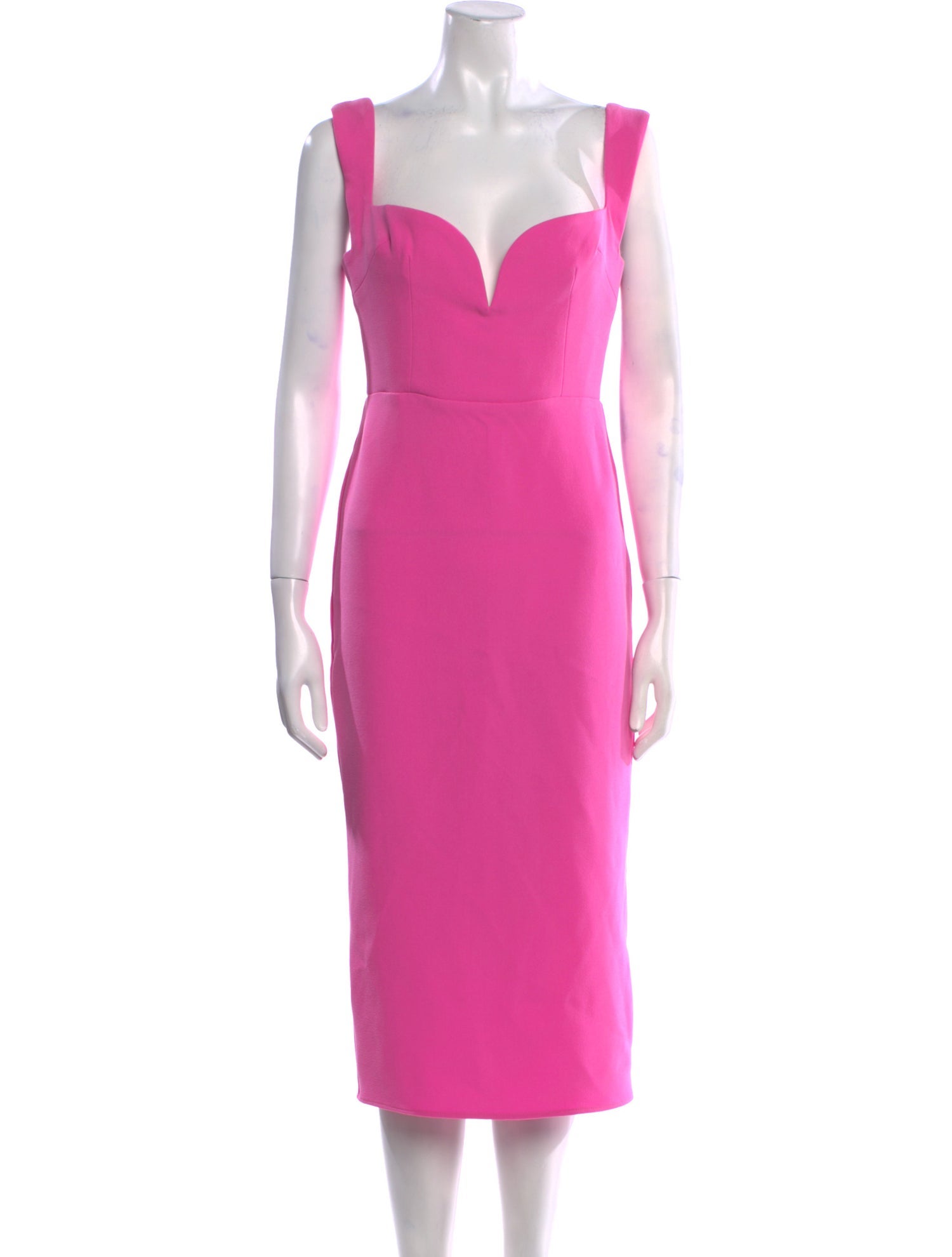 Alex Perry Square Neckline Midi Length Dress w/ Tags