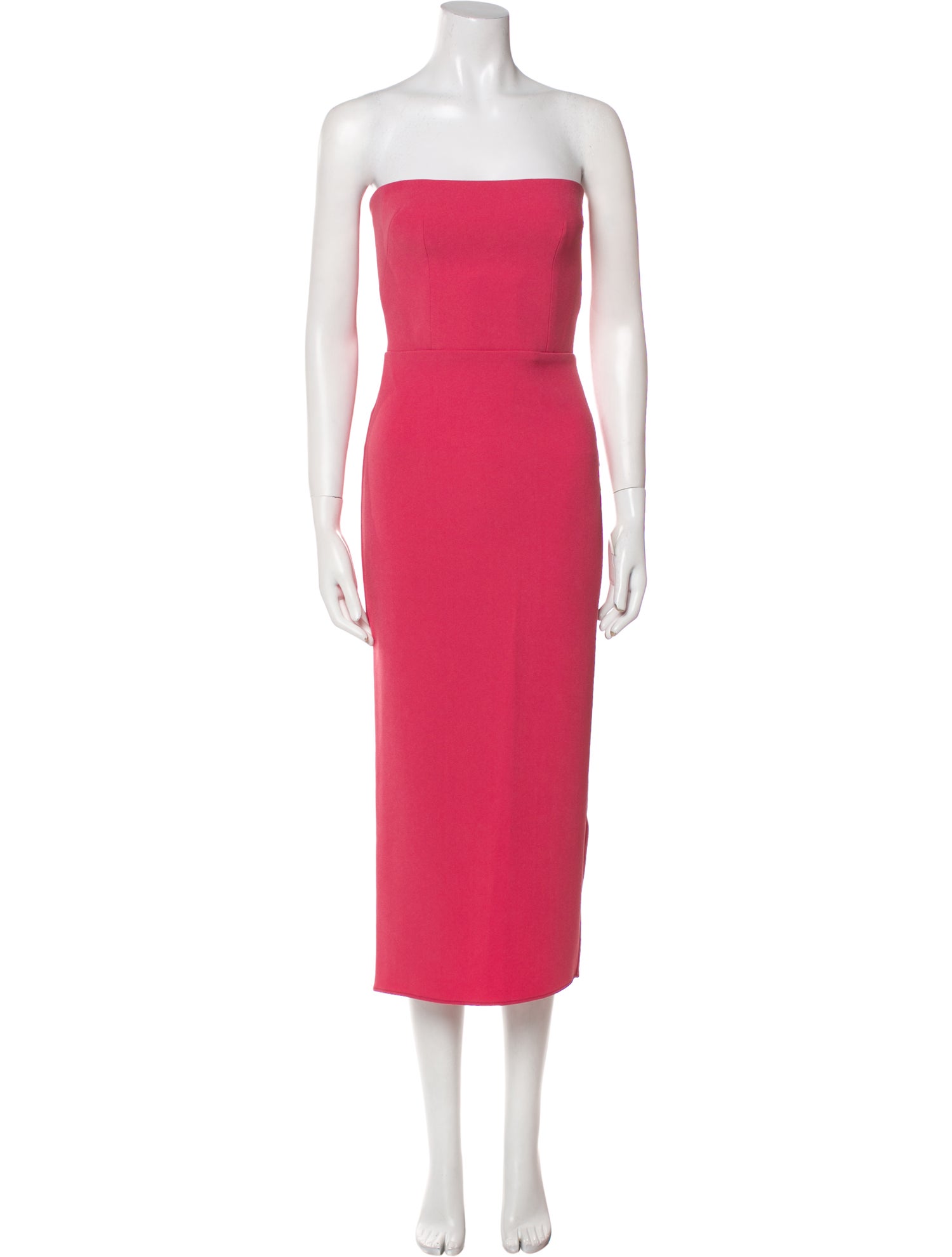 Alex Perry Strapless Midi Length Dress