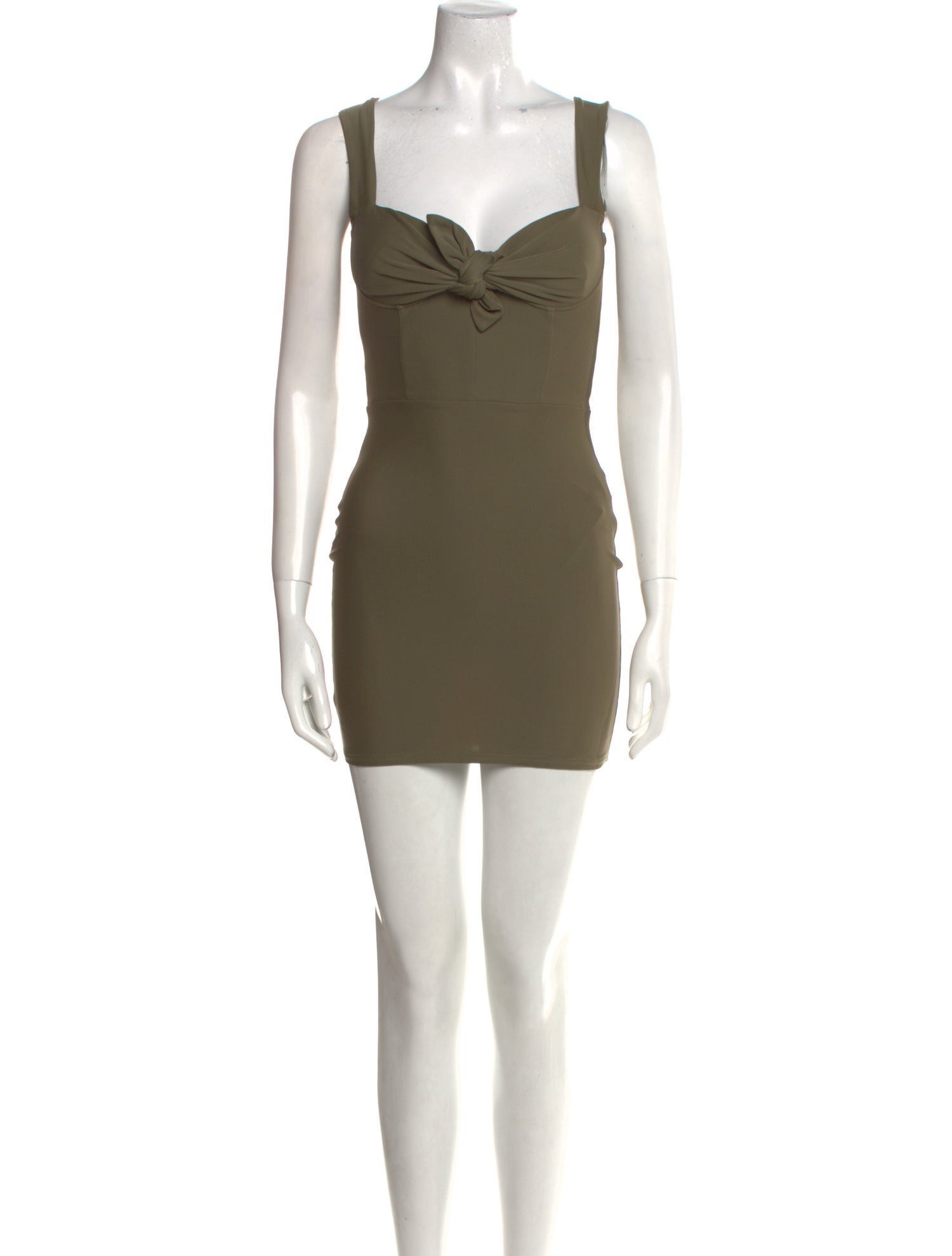 Alex Perry Square Neckline Mini Dress