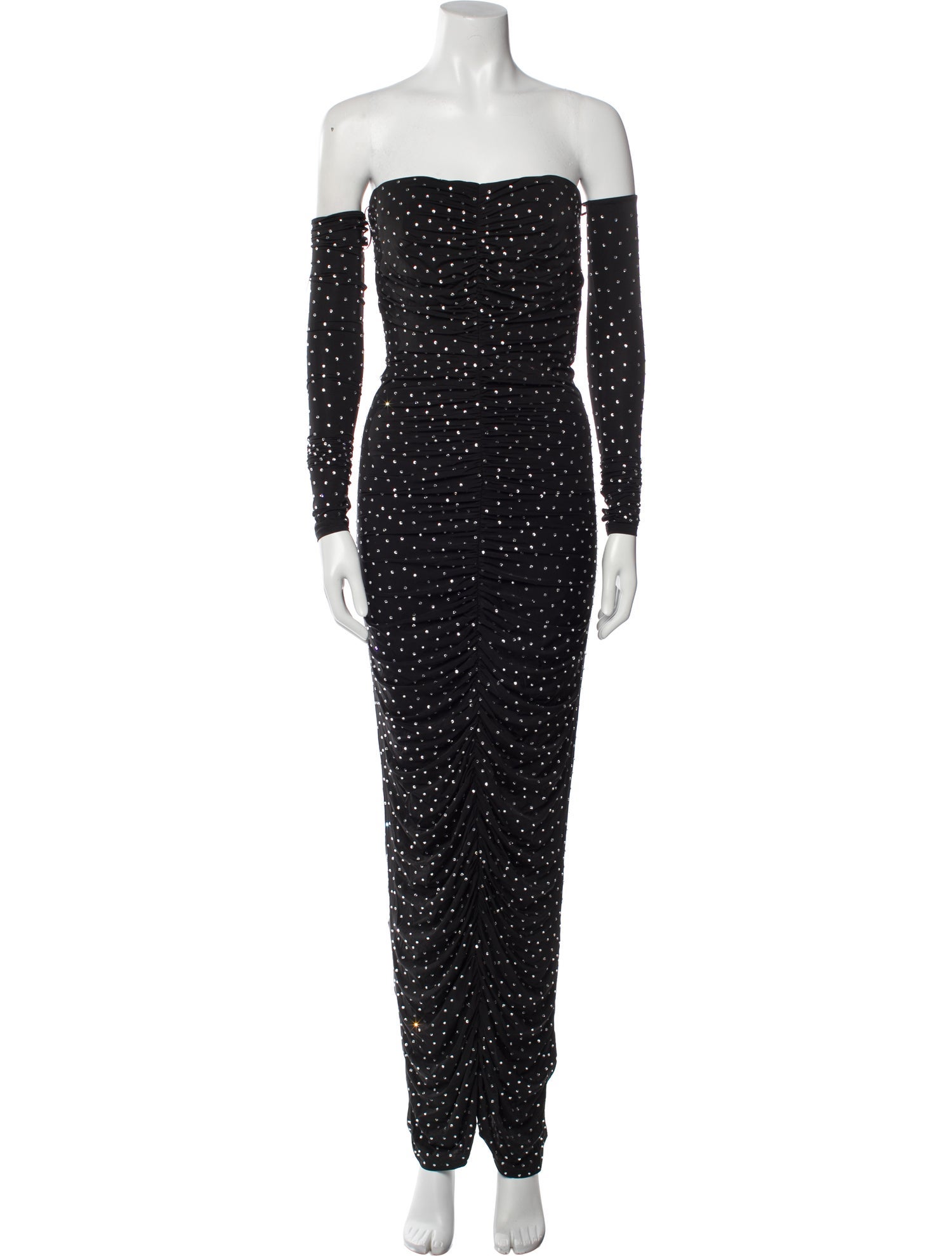 Alex Perry Polka Dot Print Long Dress w/ Tags