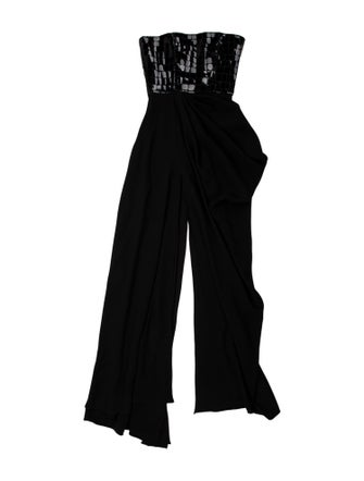 Alex Perry Strapless Long Dress