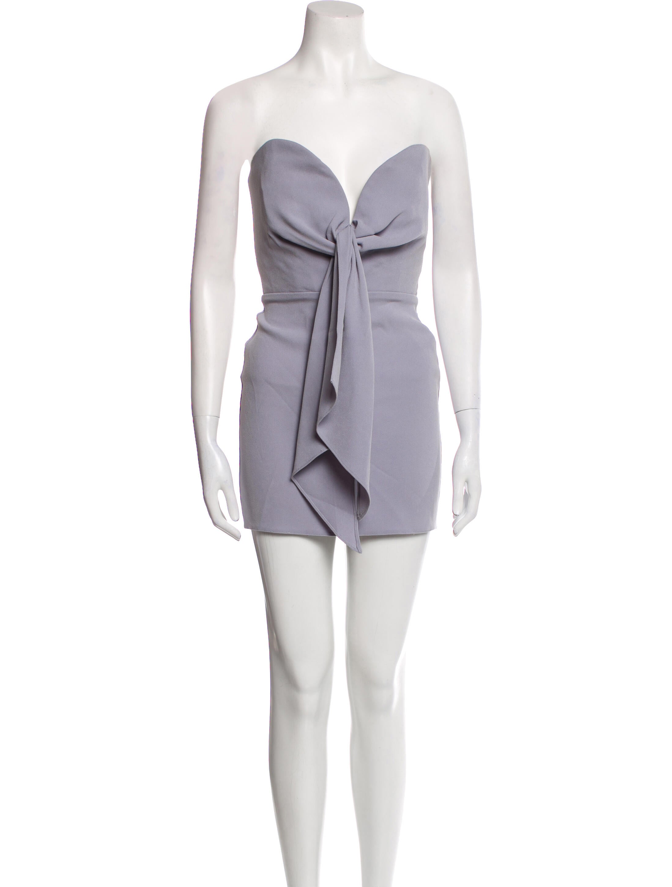 Alex Perry Strapless Mini Dress