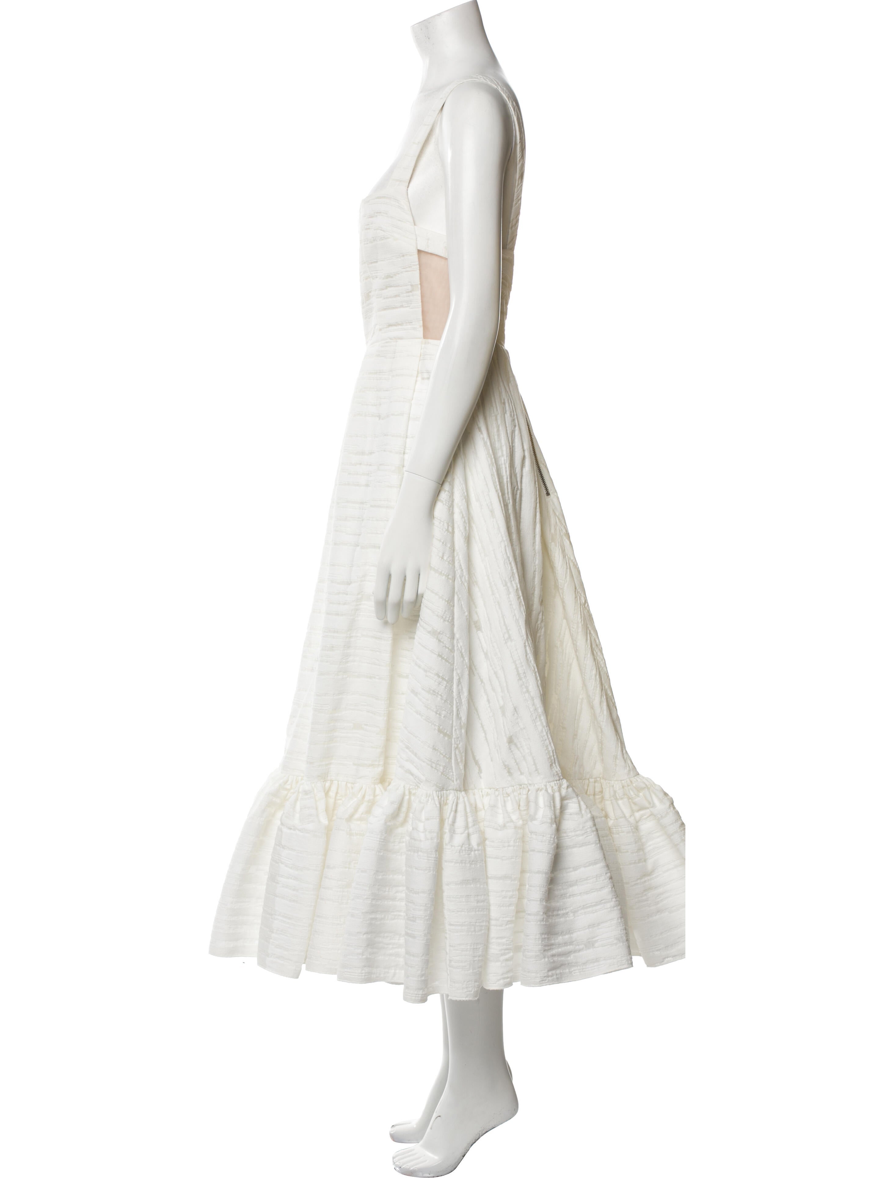 Alex Perry Square Neckline Long Dress