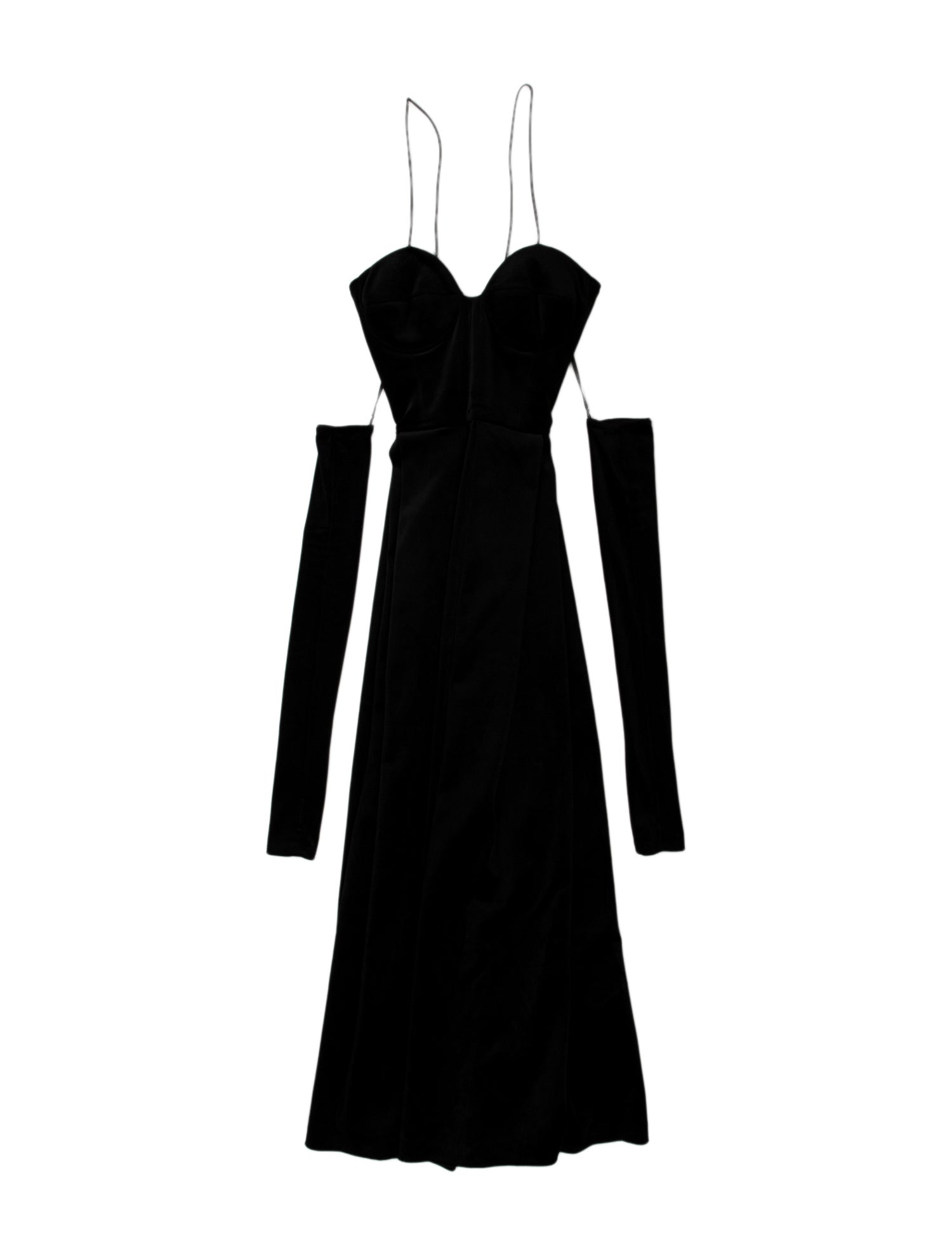 Alex Perry Square Neckline Long Dress