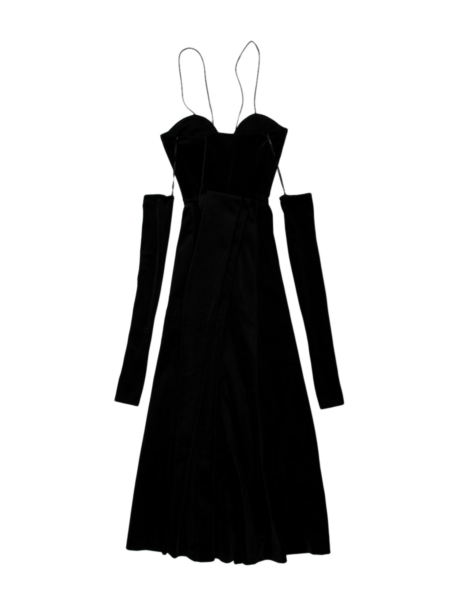 Alex Perry Square Neckline Long Dress