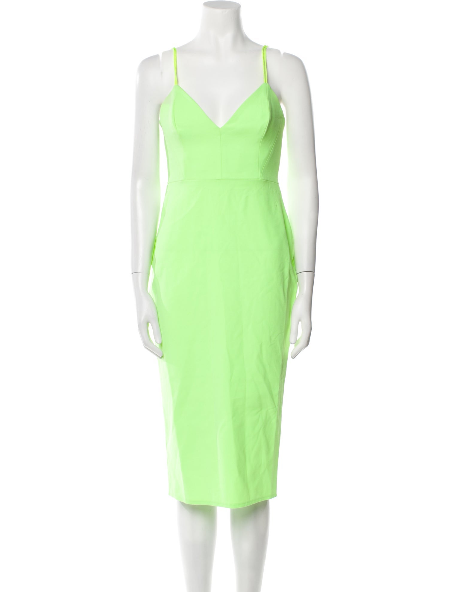 Alex Perry V-Neck Midi Length Dress