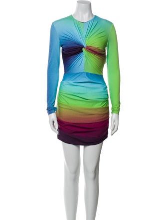 Alex Perry Printed Mini Dress