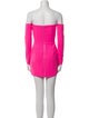 Alex Perry Off-The-Shoulder Mini Dress